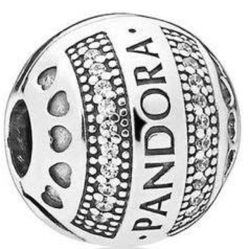 Pandora Hearts Logo Sterling 925 Bead Clip
